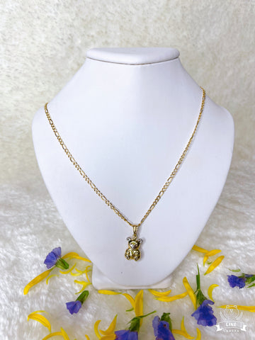 Chain for Kids with Teddy Bear Locket
