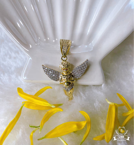 Gold 14k Little Angel Charm