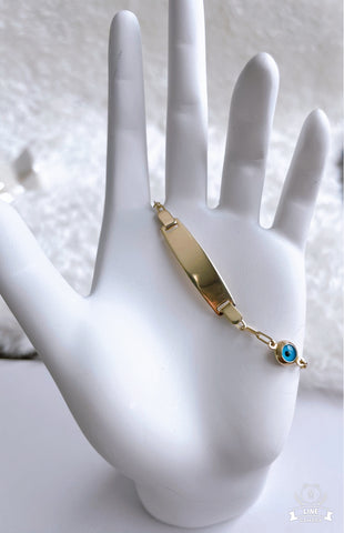 Gold Baby Eye Bracelet 14k