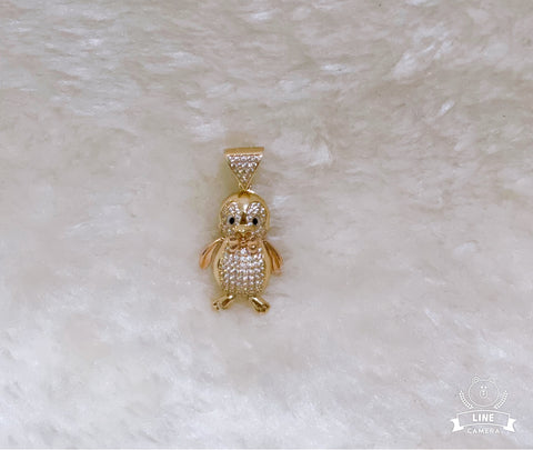 Gold 14k Penguin Charm